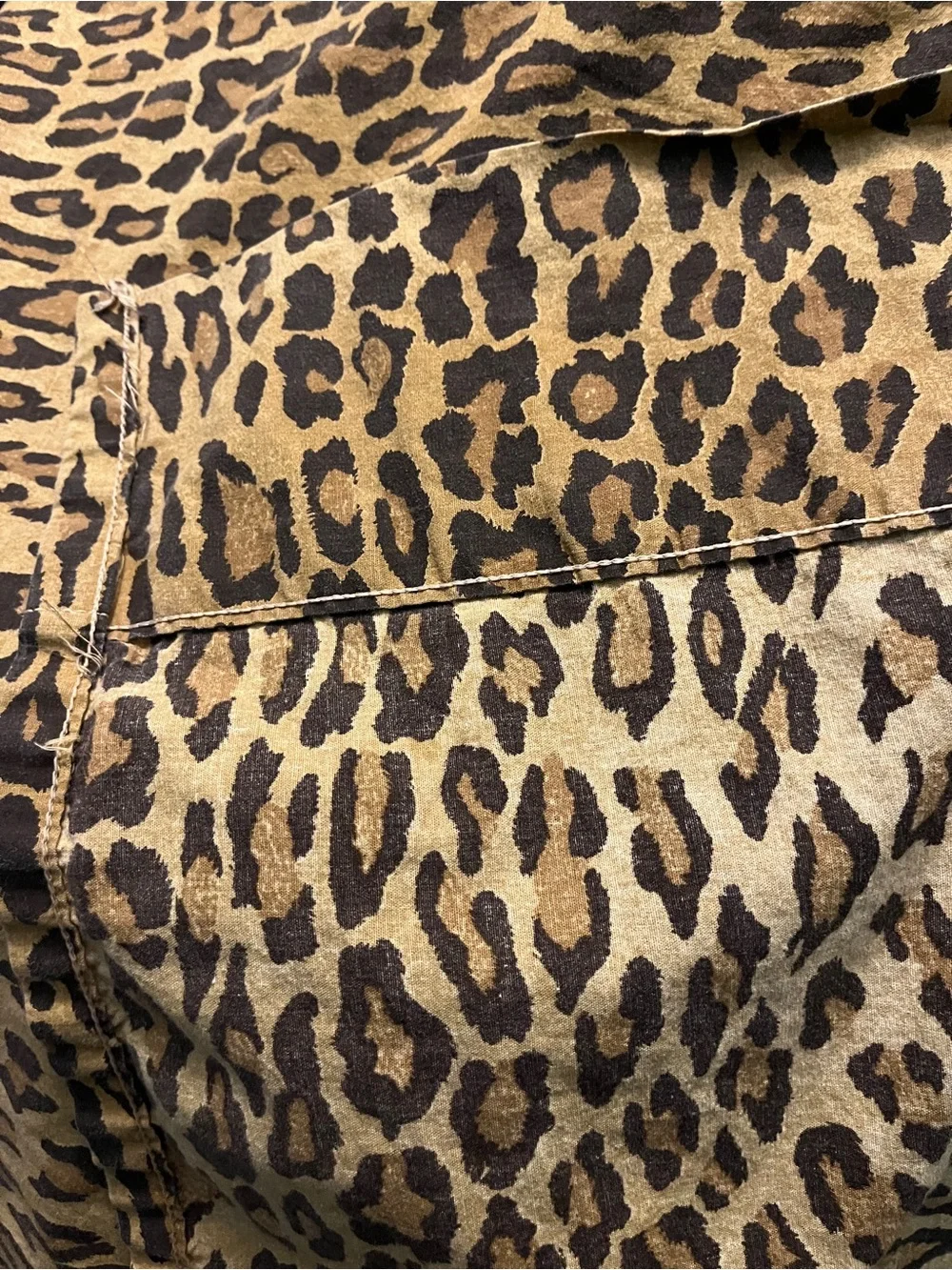 Twin Ralph Lauren Home Flat Sheet Aragon Guinevere Leopard Print Vintage